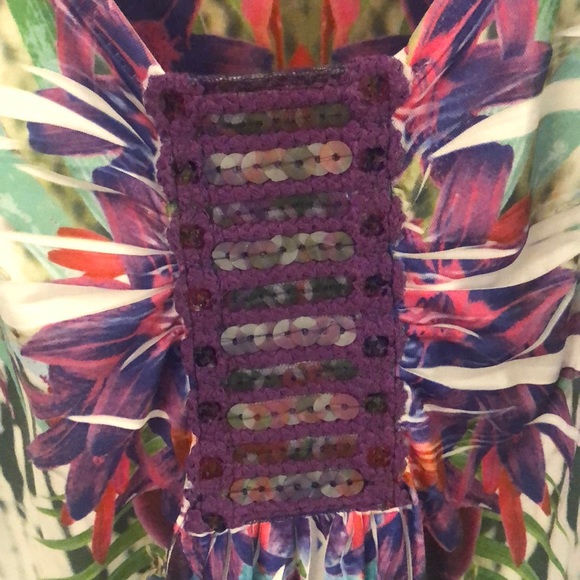 LAST CALL EXPIRES 12/21 Tropical floral sublimation tank top - Picture 2 of 5